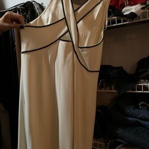 Cream colored cocktail dress